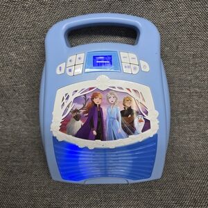 Frozen Themed Blue Portable Audio Player